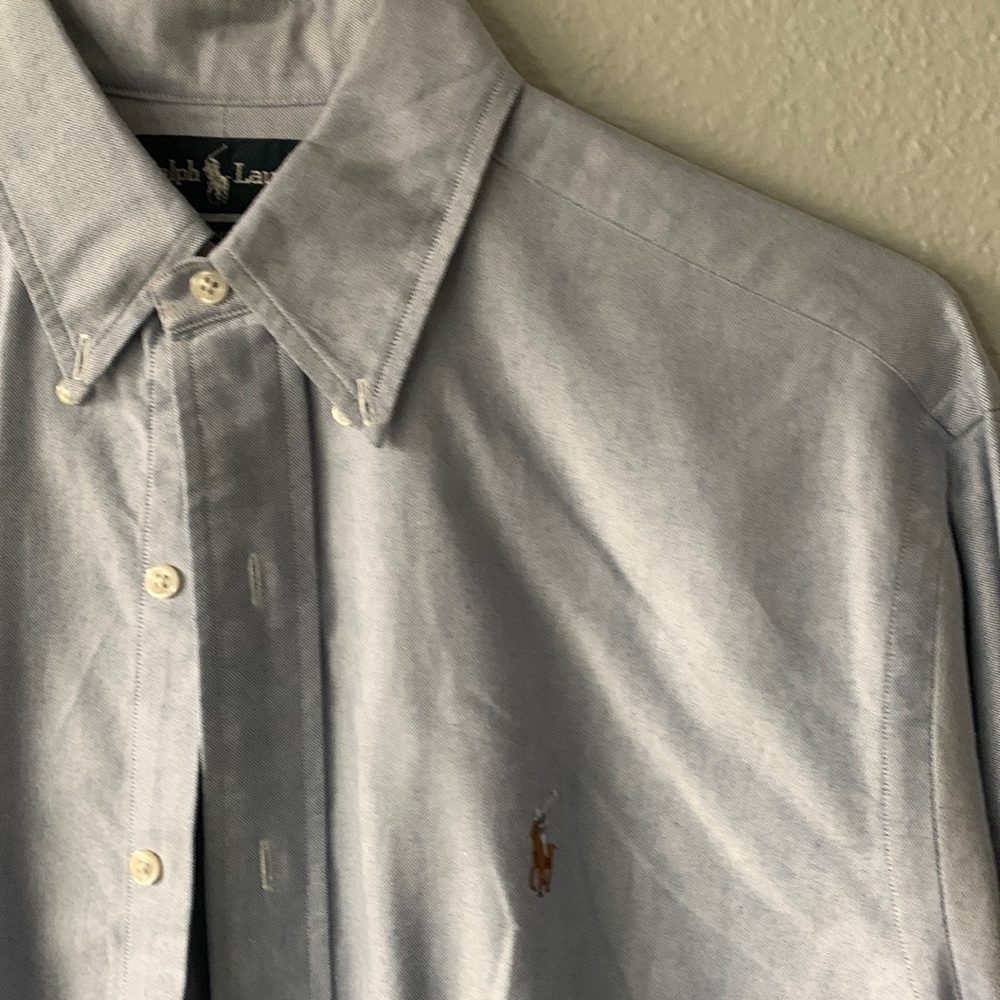 Ralph Lauren Yarmouth button down Exc cond 15 inch neck 32 sleeve